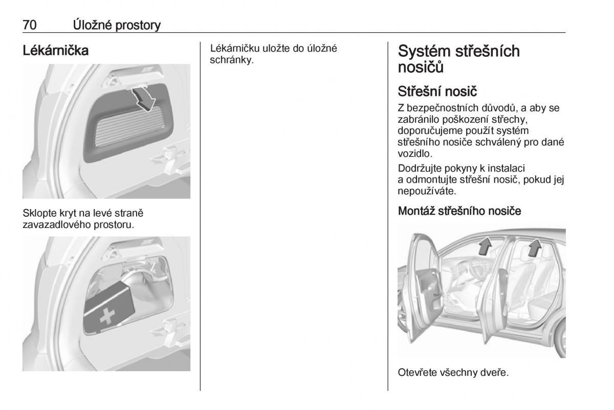 Opel Crossland X navod k obsludze / page 72