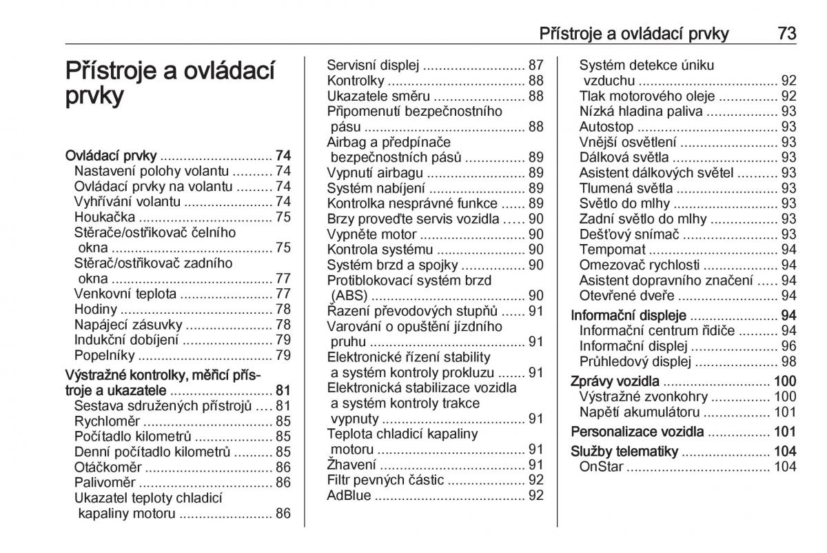 Opel Crossland X navod k obsludze / page 75