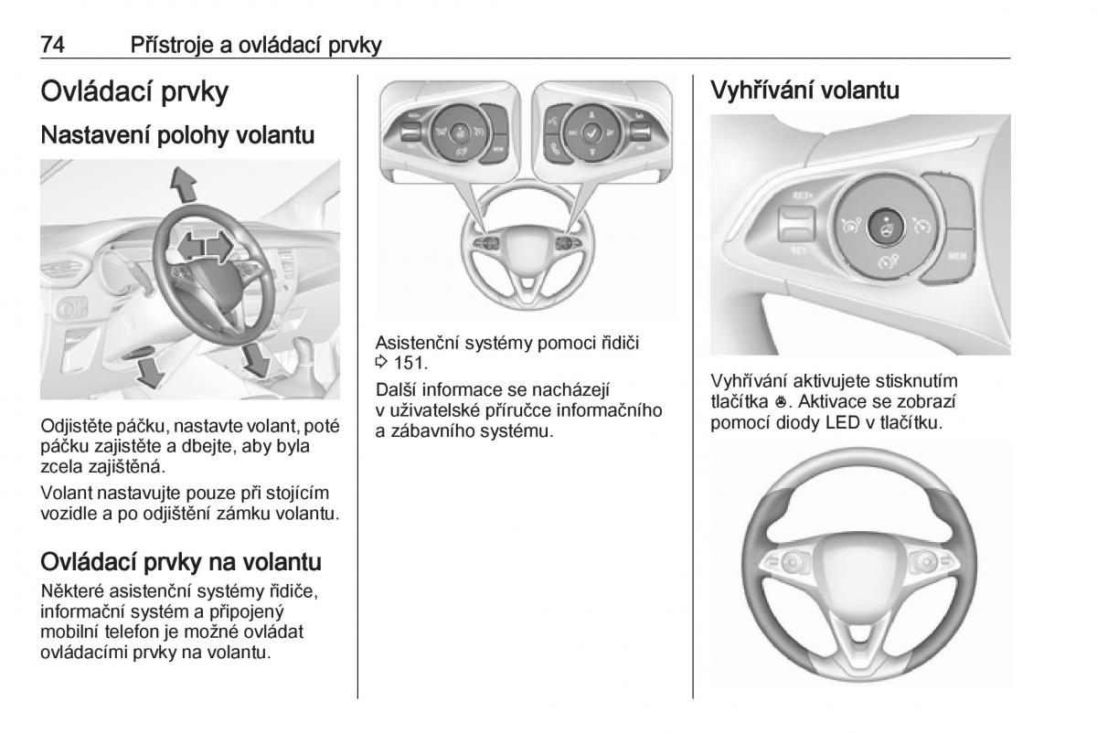 Opel Crossland X navod k obsludze / page 76