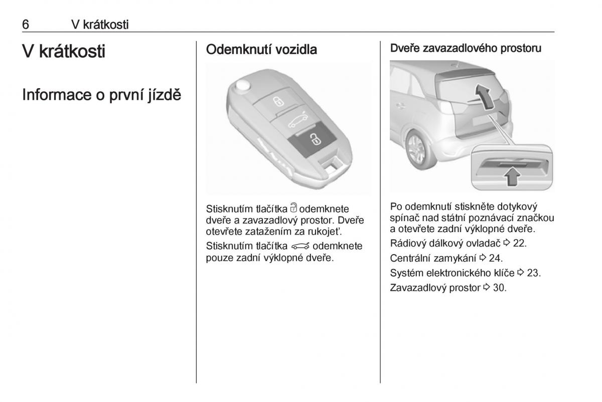 Opel Crossland X navod k obsludze / page 8