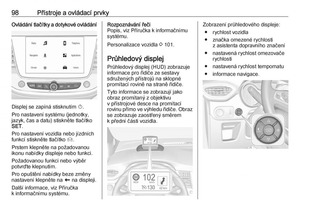 Opel Crossland X navod k obsludze / page 100