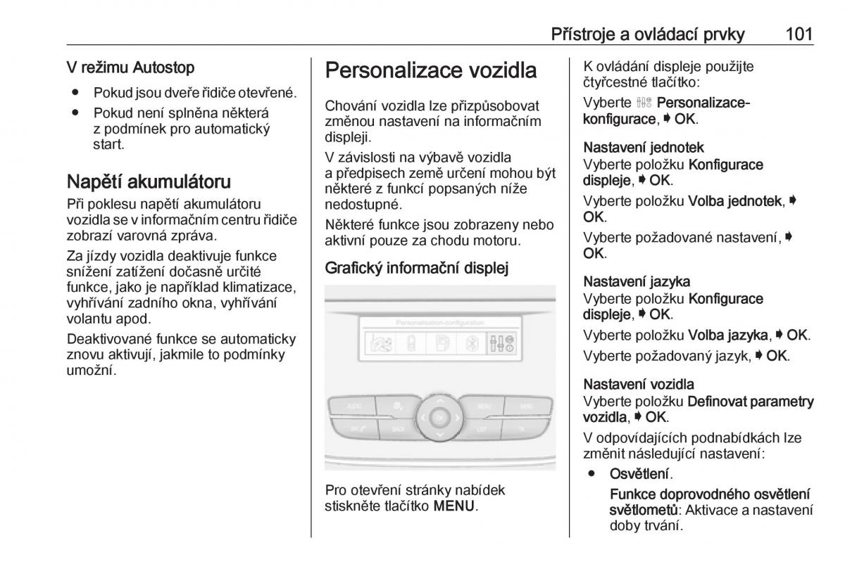 Opel Crossland X navod k obsludze / page 103