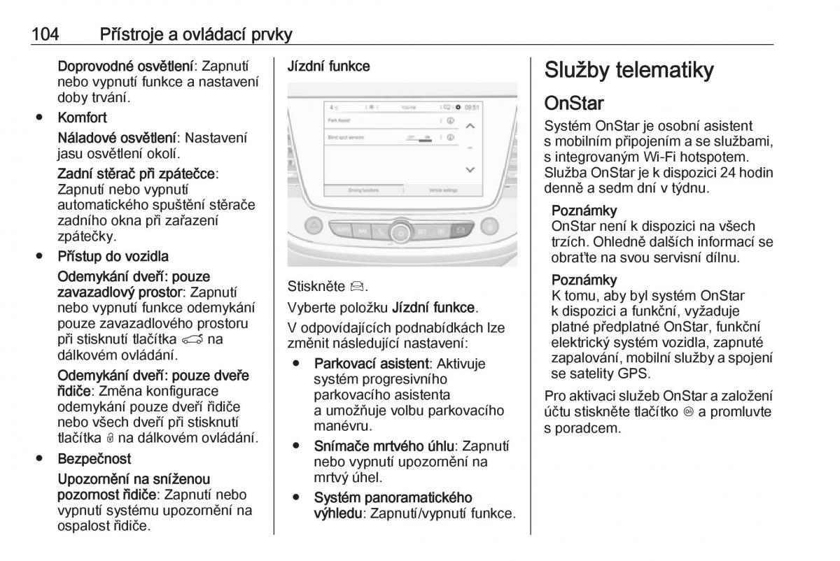 Opel Crossland X navod k obsludze / page 106