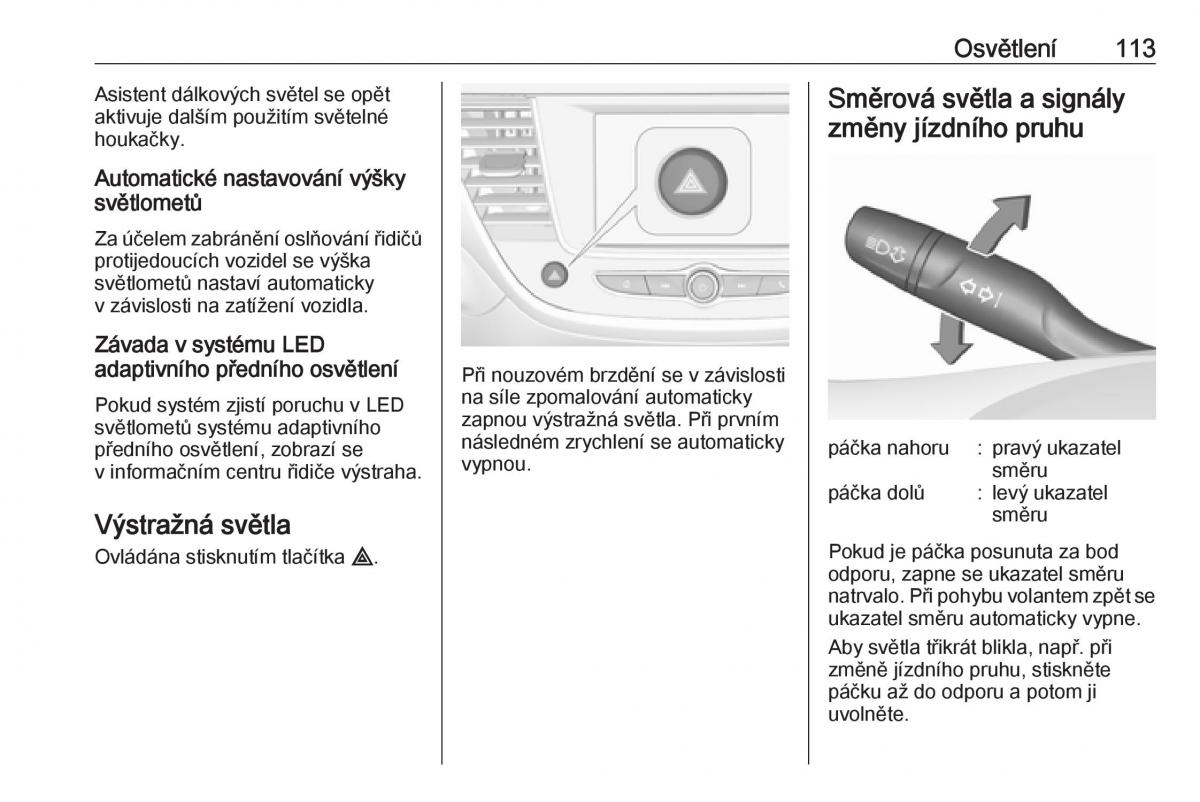 Opel Crossland X navod k obsludze / page 115