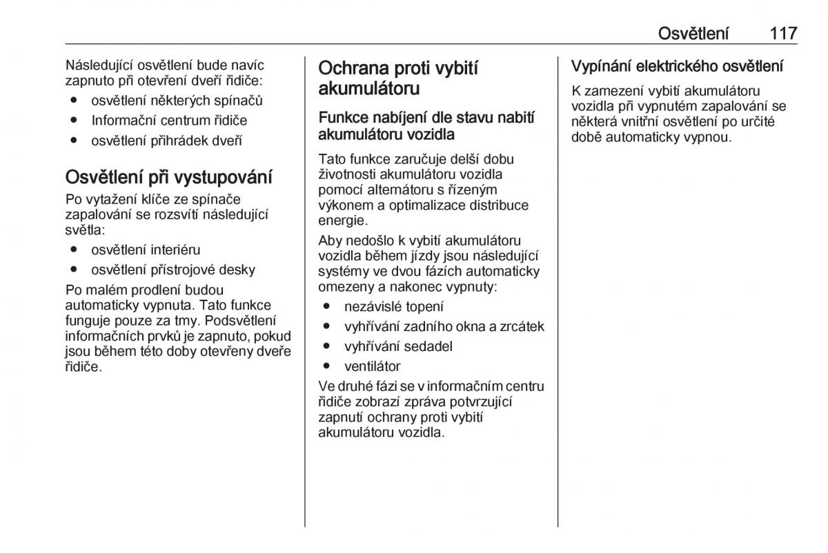 Opel Crossland X navod k obsludze / page 119