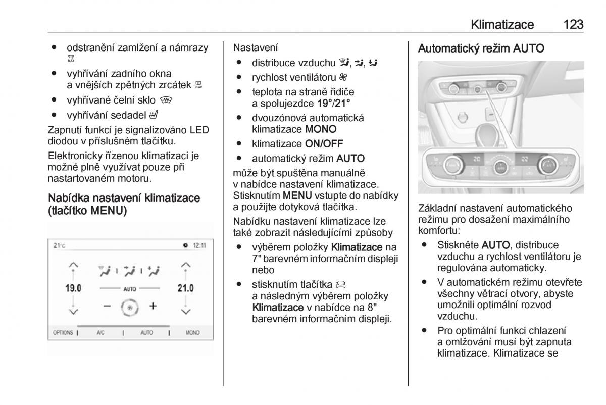 Opel Crossland X navod k obsludze / page 125