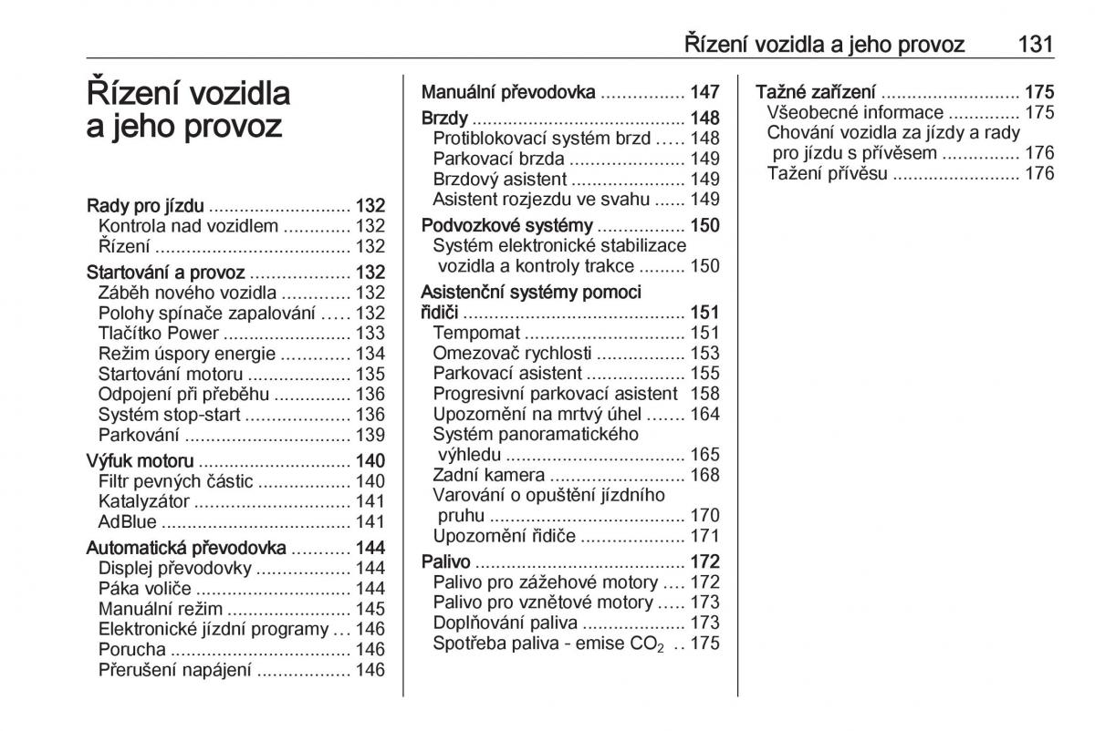 Opel Crossland X navod k obsludze / page 133