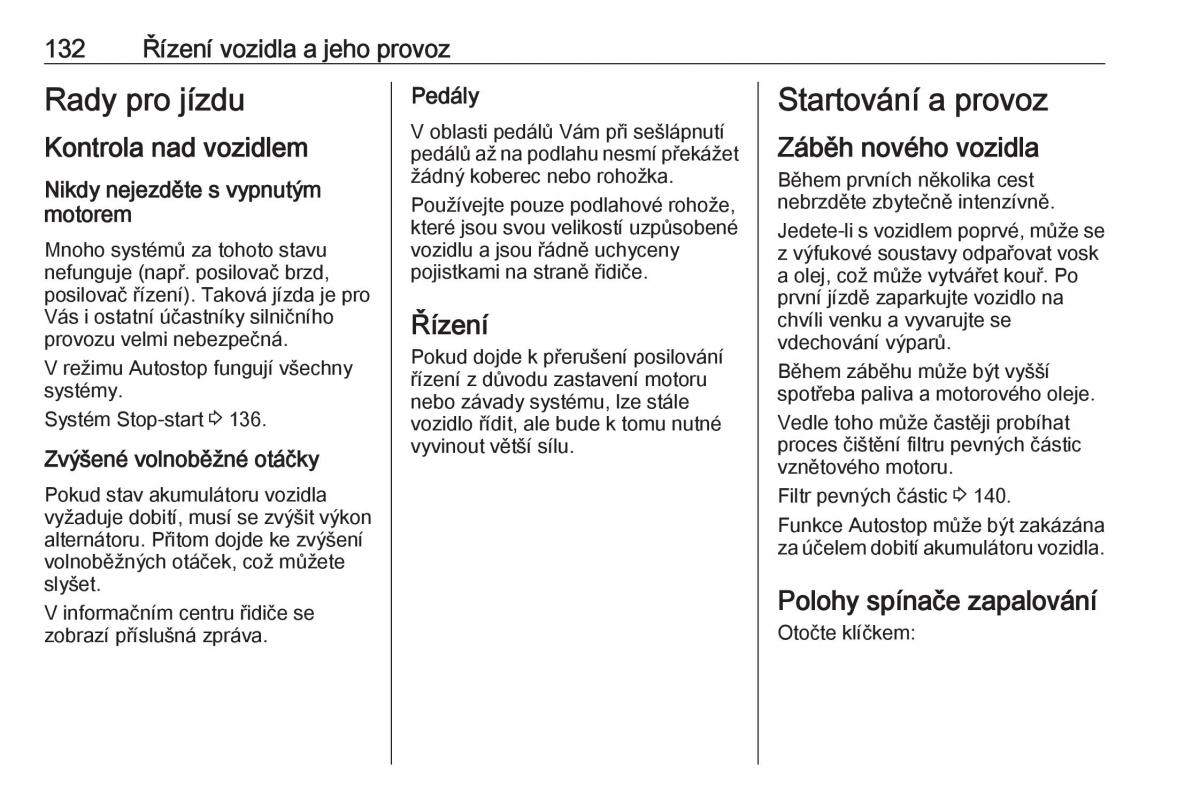 Opel Crossland X navod k obsludze / page 134