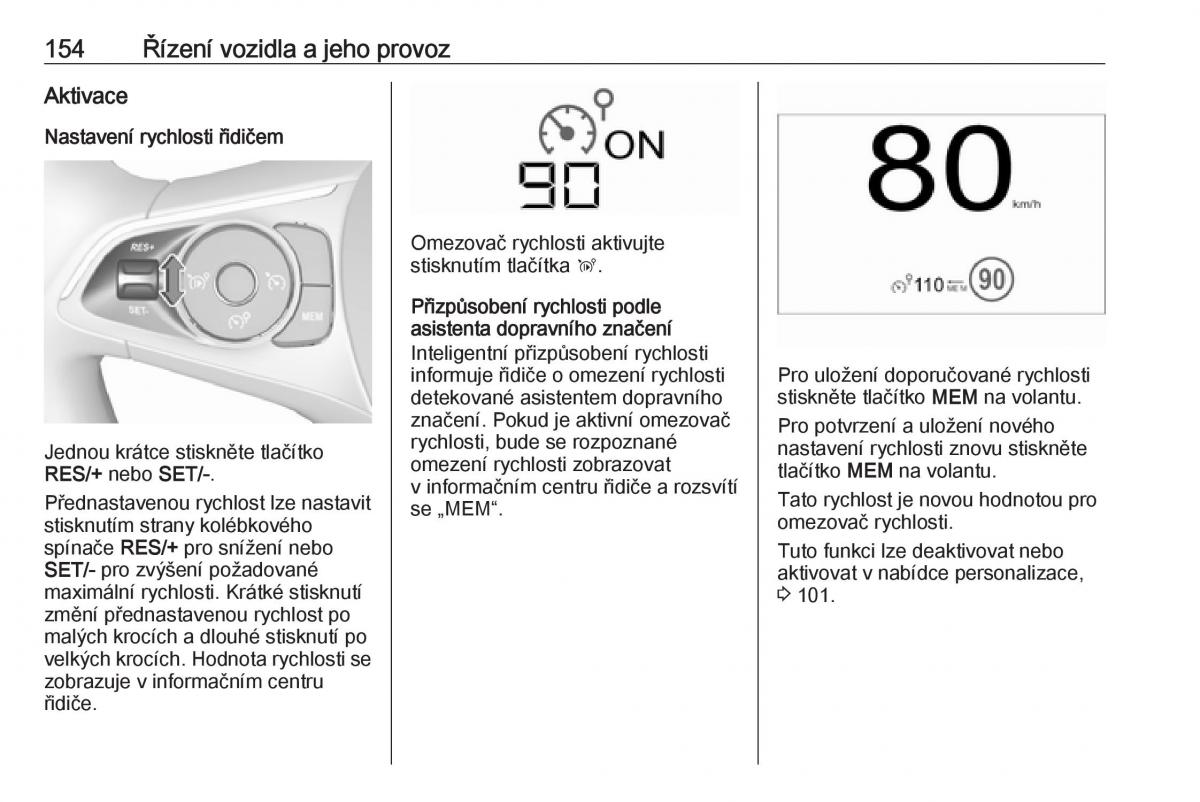 Opel Crossland X navod k obsludze / page 156