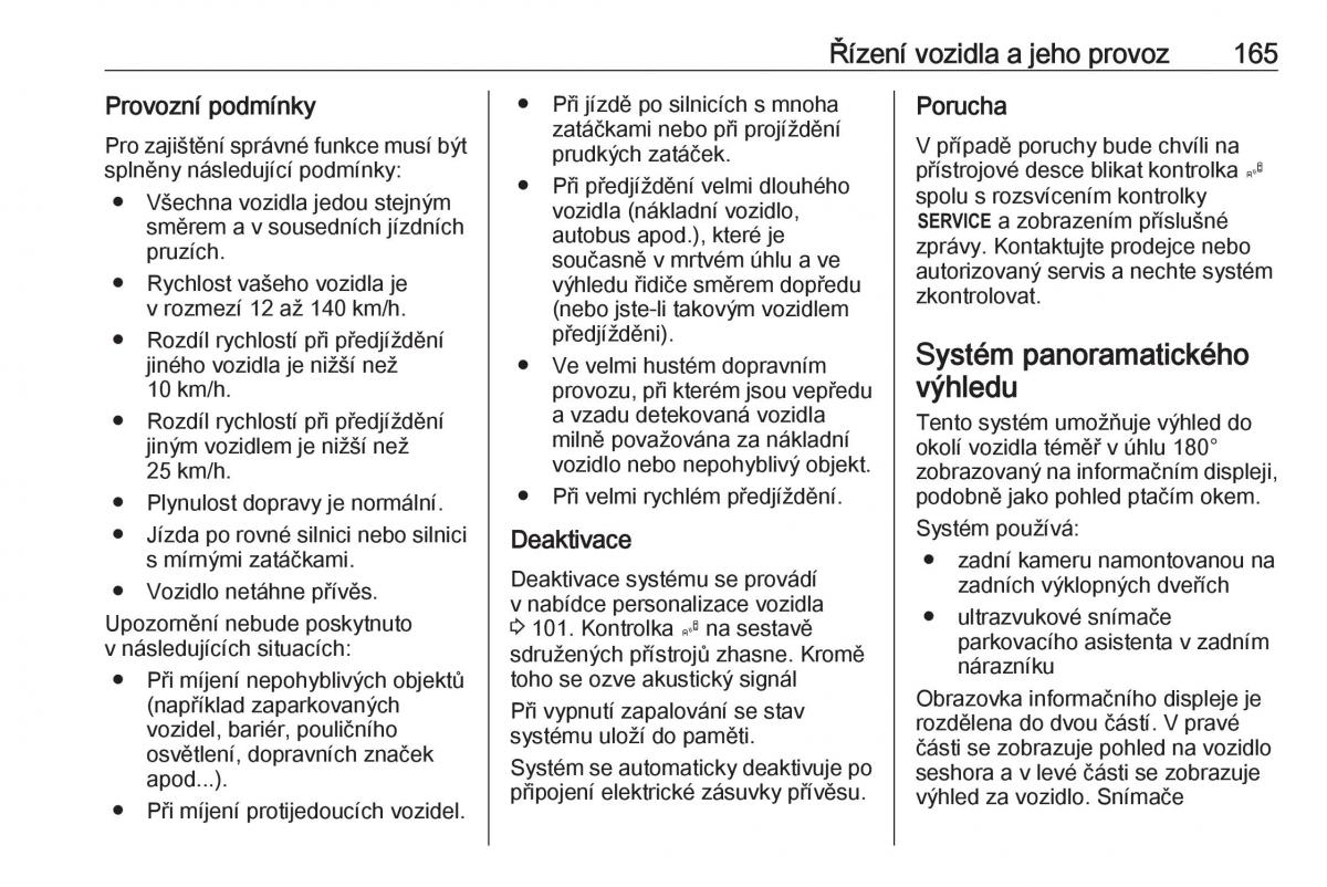 Opel Crossland X navod k obsludze / page 167