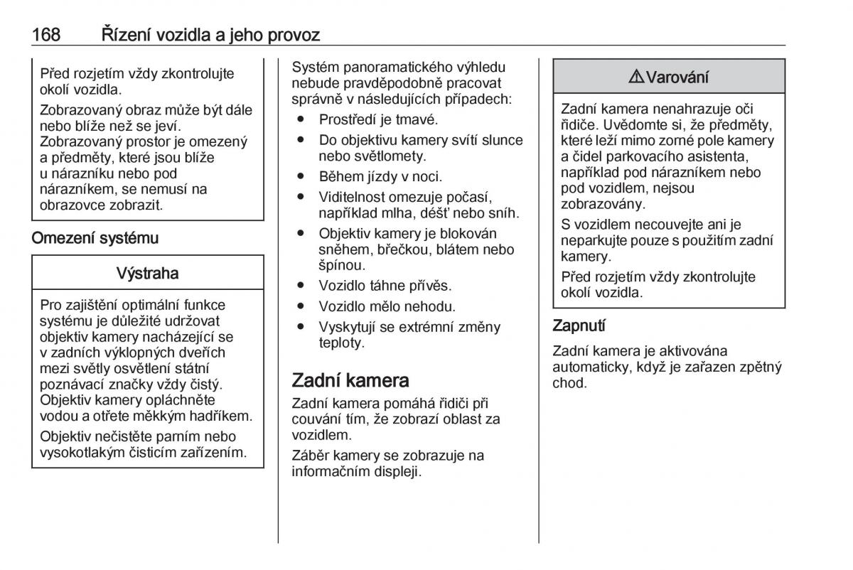 Opel Crossland X navod k obsludze / page 170