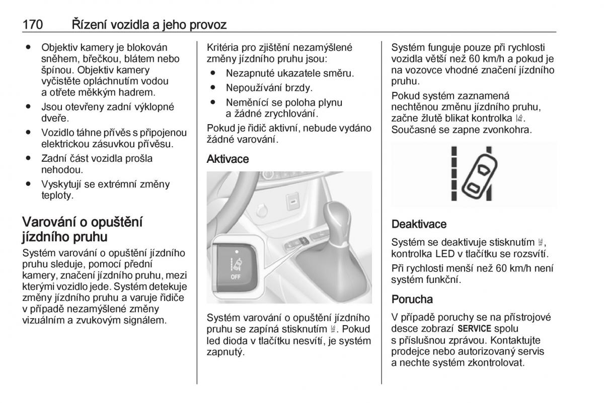 Opel Crossland X navod k obsludze / page 172