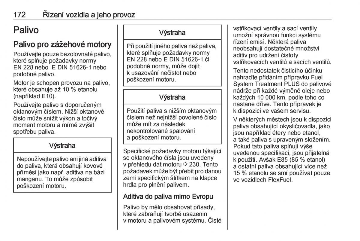 Opel Crossland X navod k obsludze / page 174