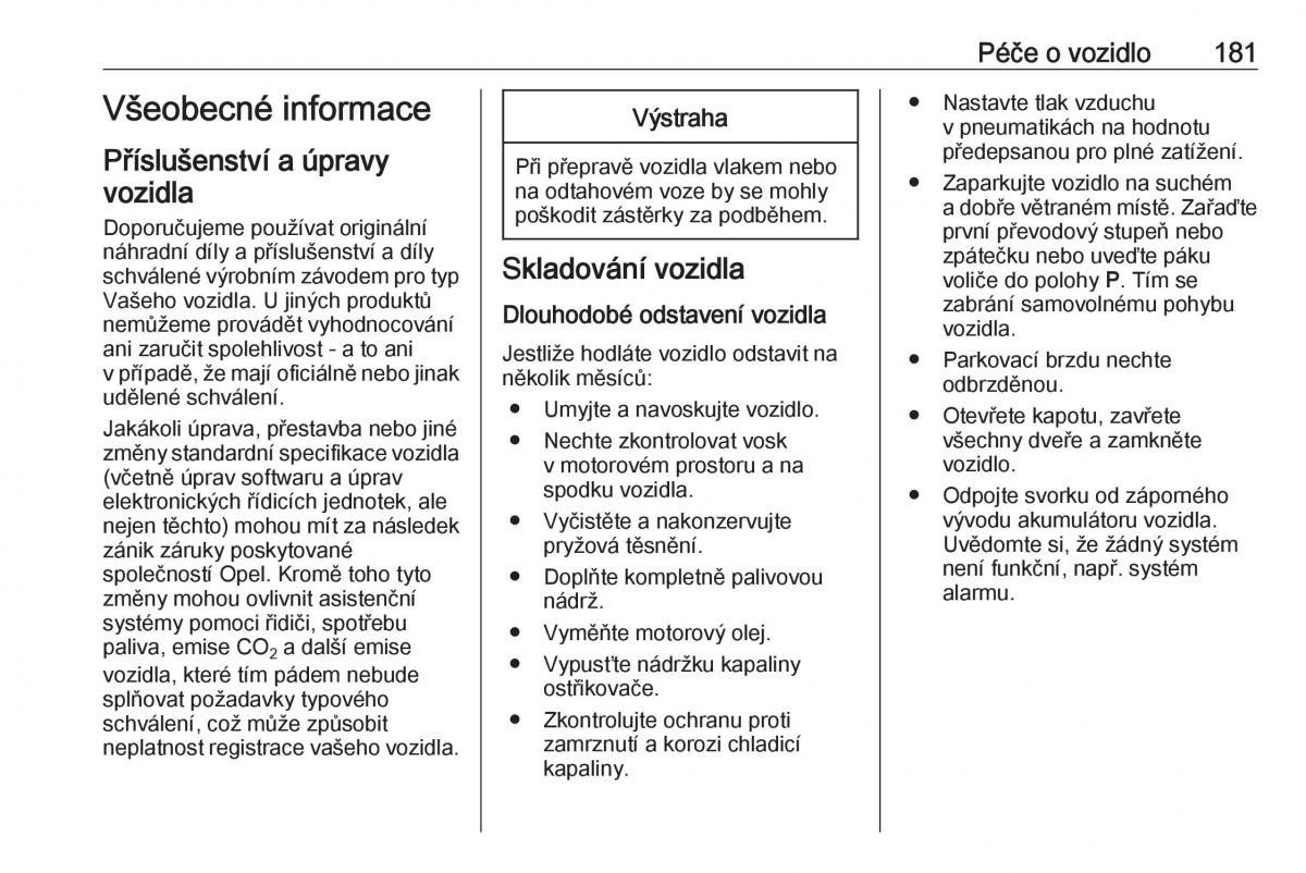 Opel Crossland X navod k obsludze / page 183