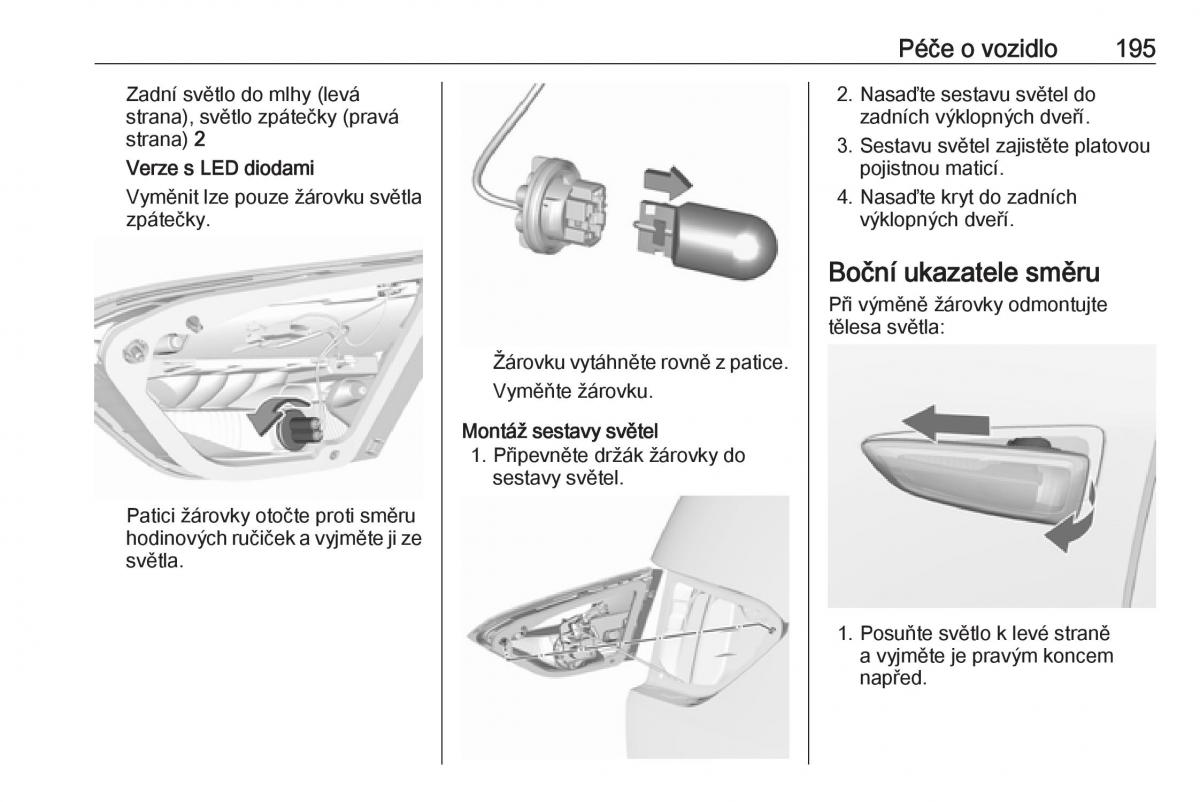 Opel Crossland X navod k obsludze / page 197