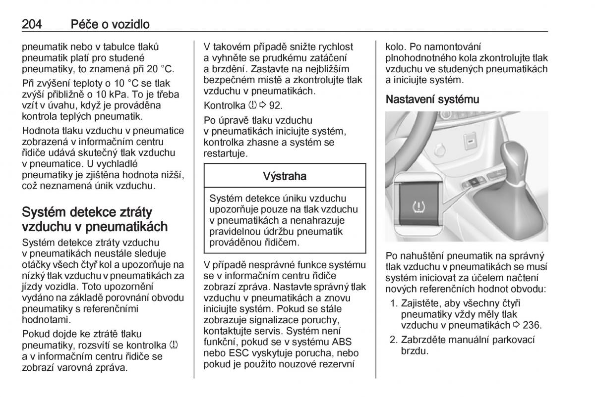 Opel Crossland X navod k obsludze / page 206