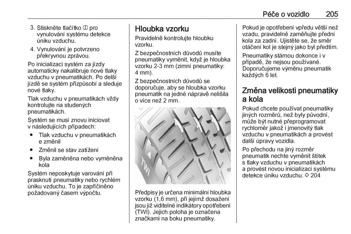 Opel Crossland X navod k obsludze / page 207