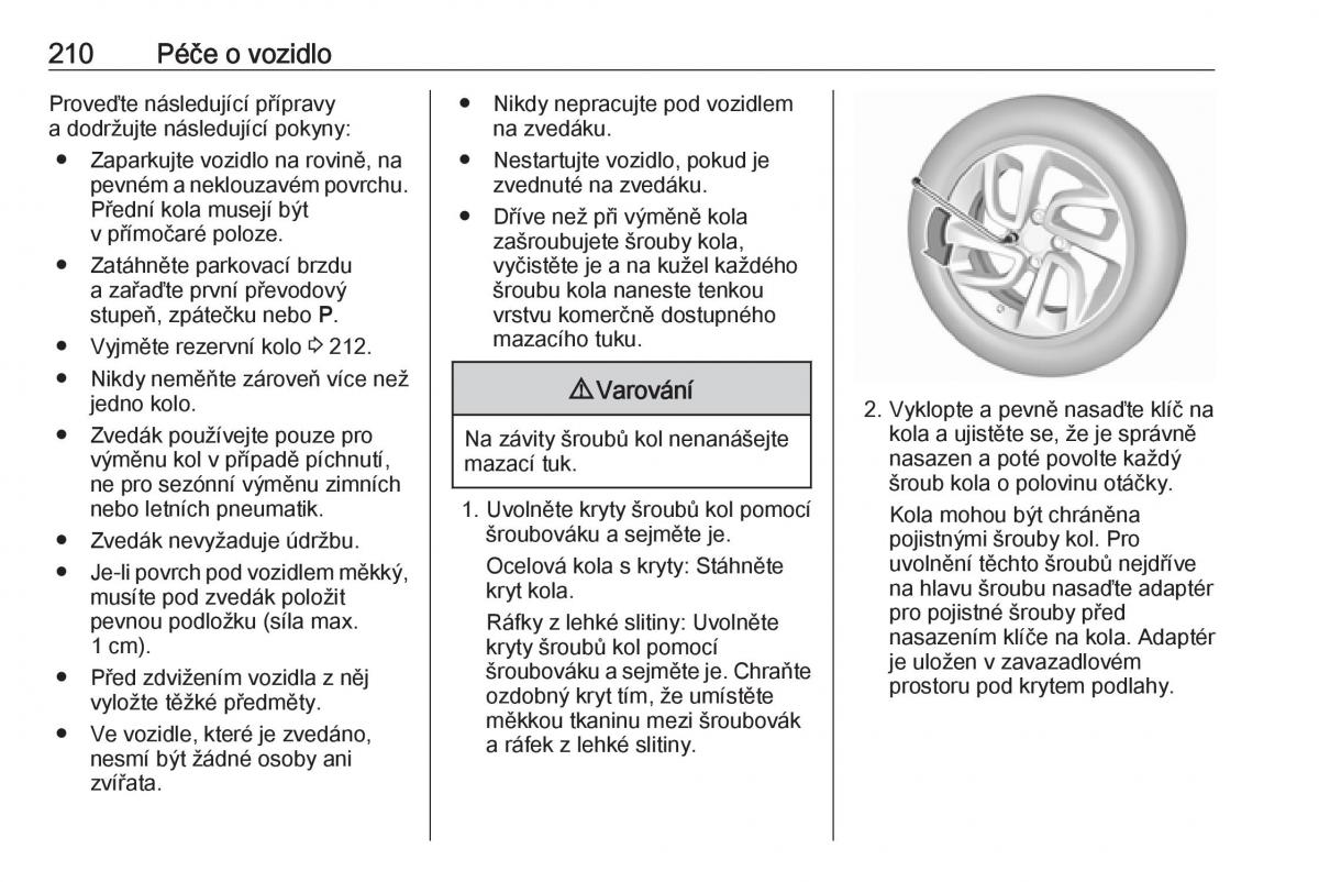 Opel Crossland X navod k obsludze / page 212