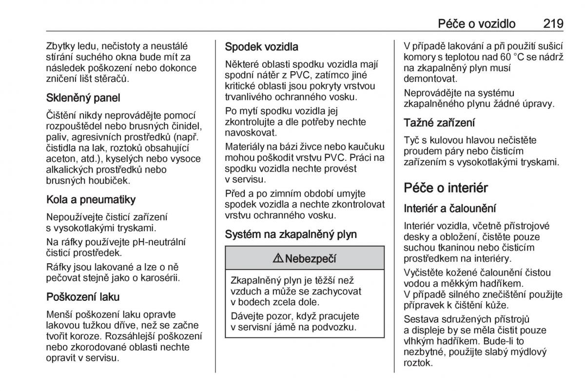 Opel Crossland X navod k obsludze / page 221