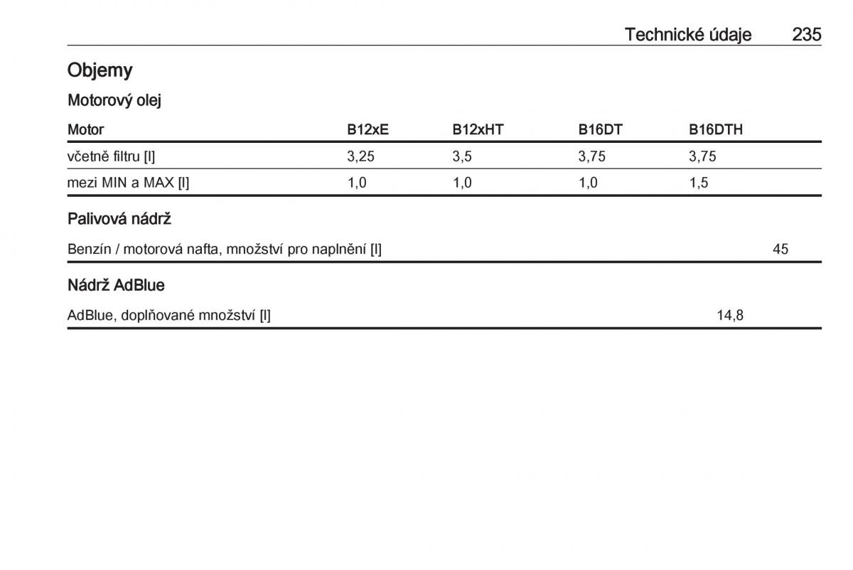 Opel Crossland X navod k obsludze / page 237