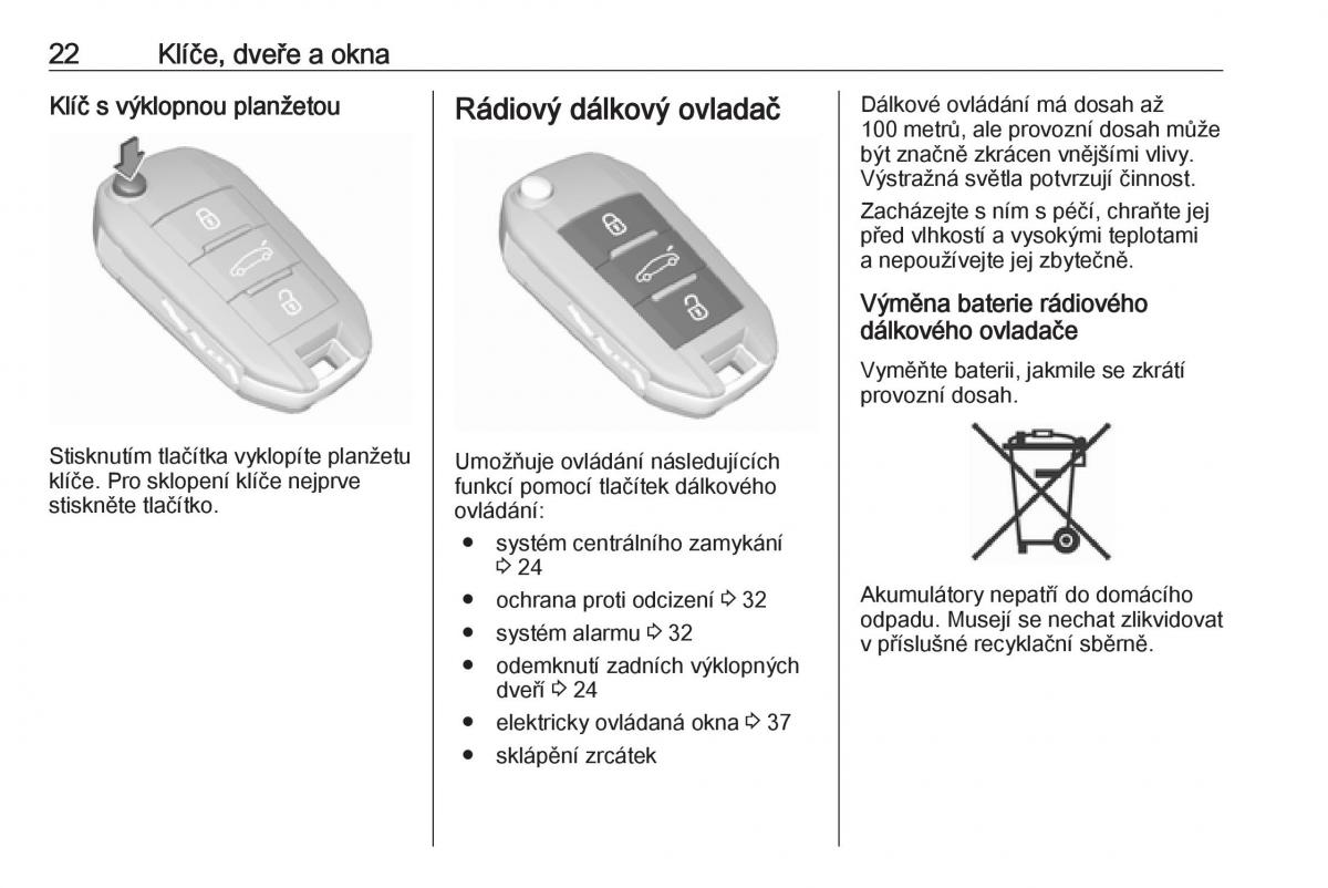 Opel Crossland X navod k obsludze / page 24