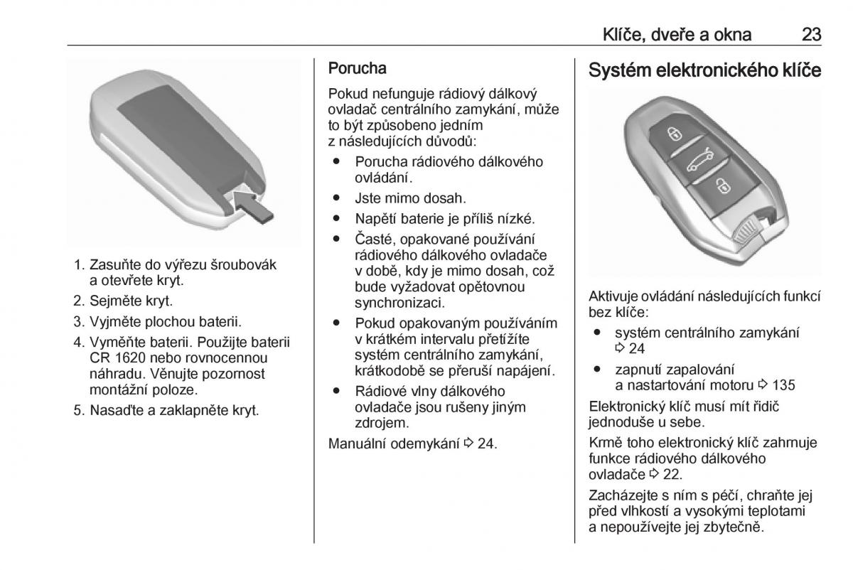 Opel Crossland X navod k obsludze / page 25