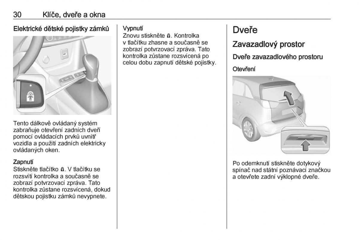 Opel Crossland X navod k obsludze / page 32