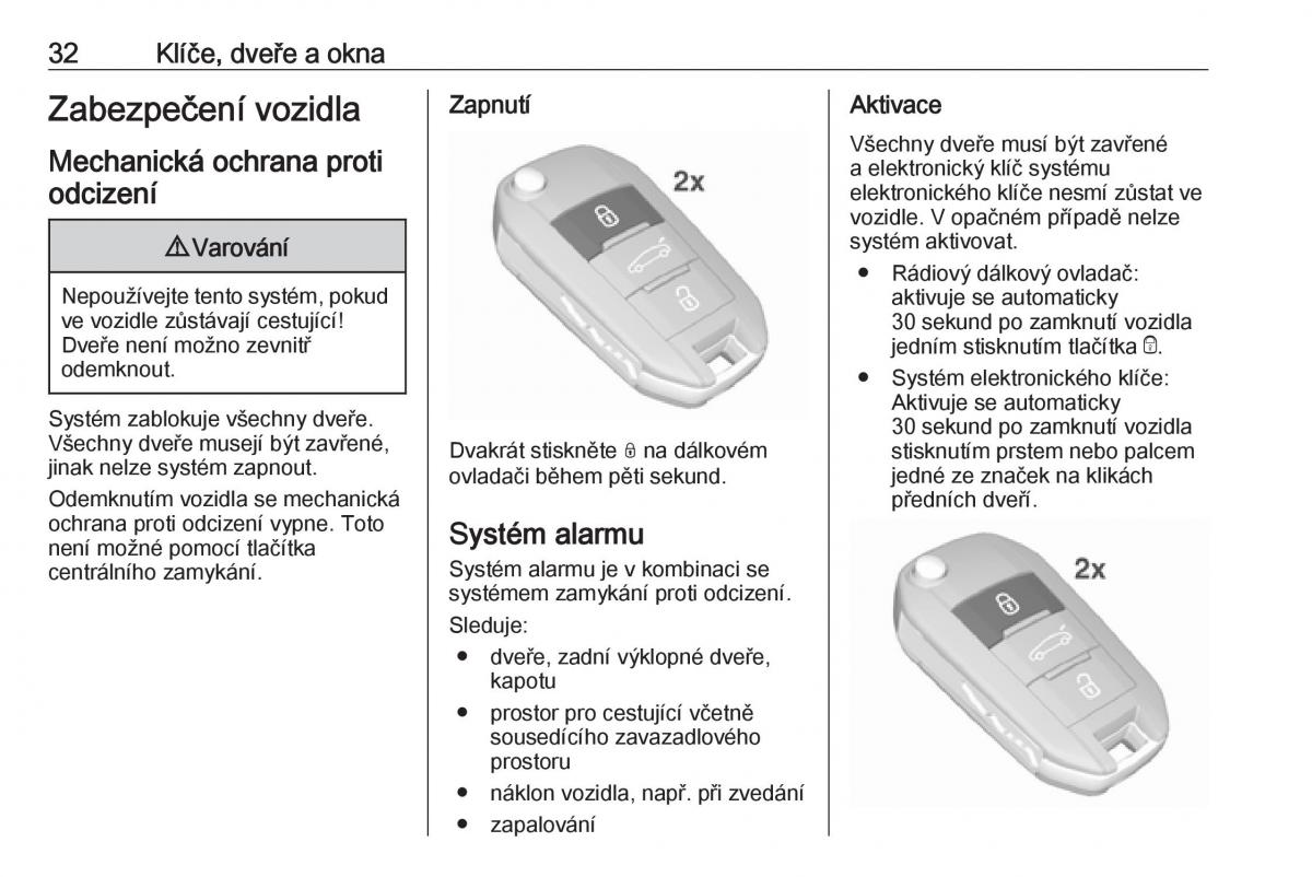 Opel Crossland X navod k obsludze / page 34