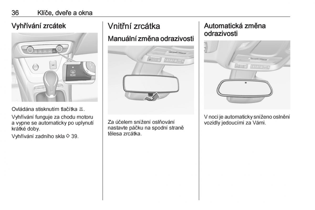 Opel Crossland X navod k obsludze / page 38