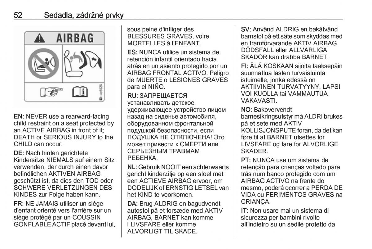 Opel Crossland X navod k obsludze / page 54