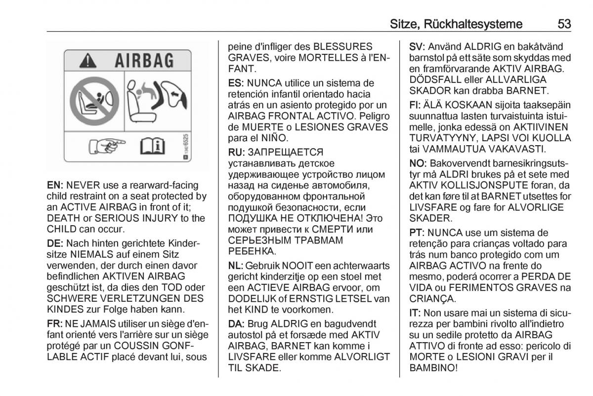 Opel Crossland X Handbuch / page 55