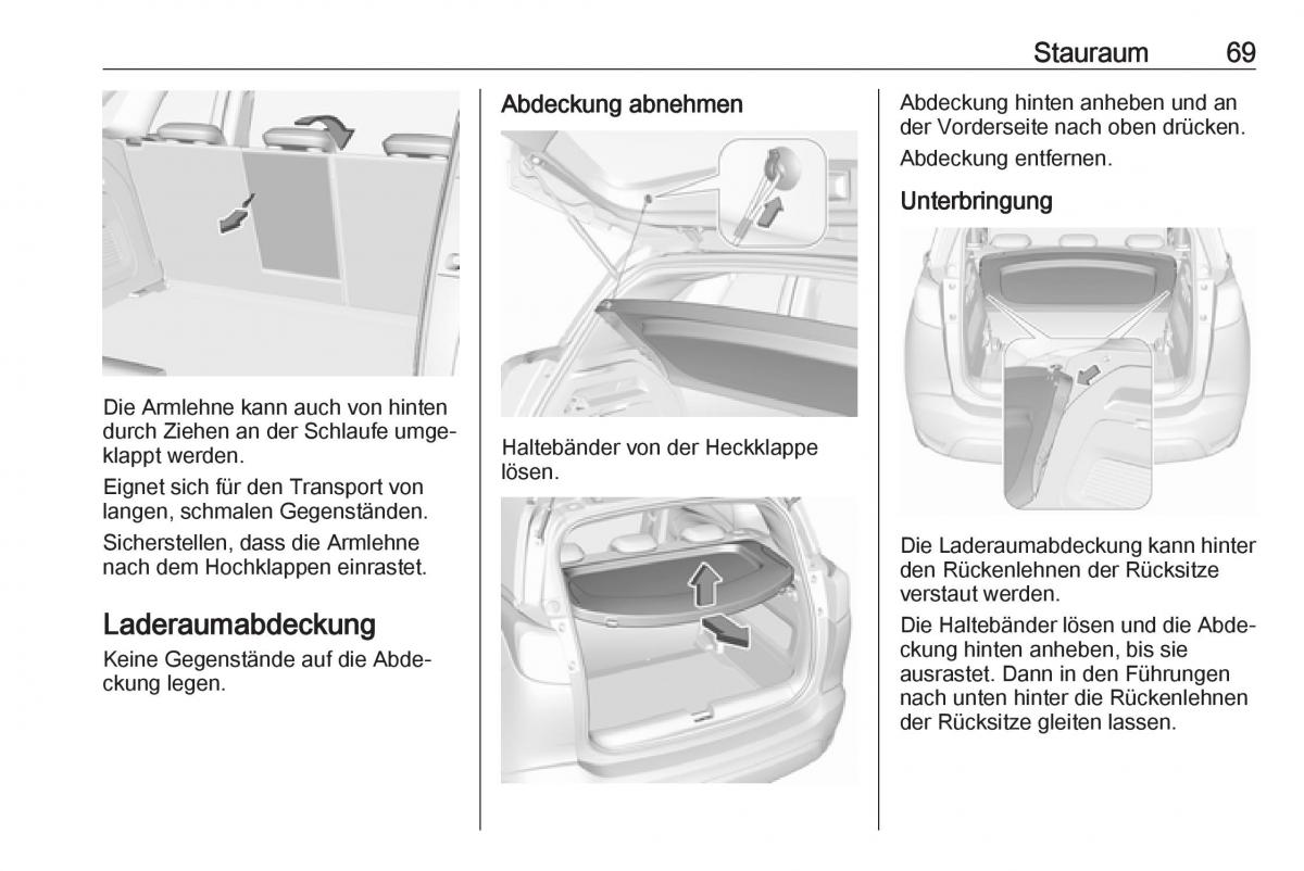 Opel Crossland X Handbuch / page 71