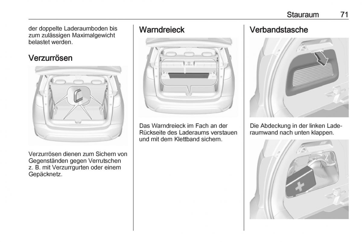 Opel Crossland X Handbuch / page 73