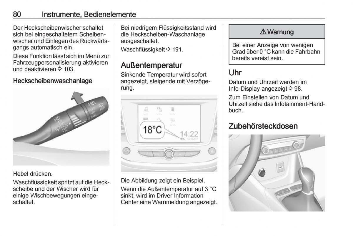 Opel Crossland X Handbuch / page 82