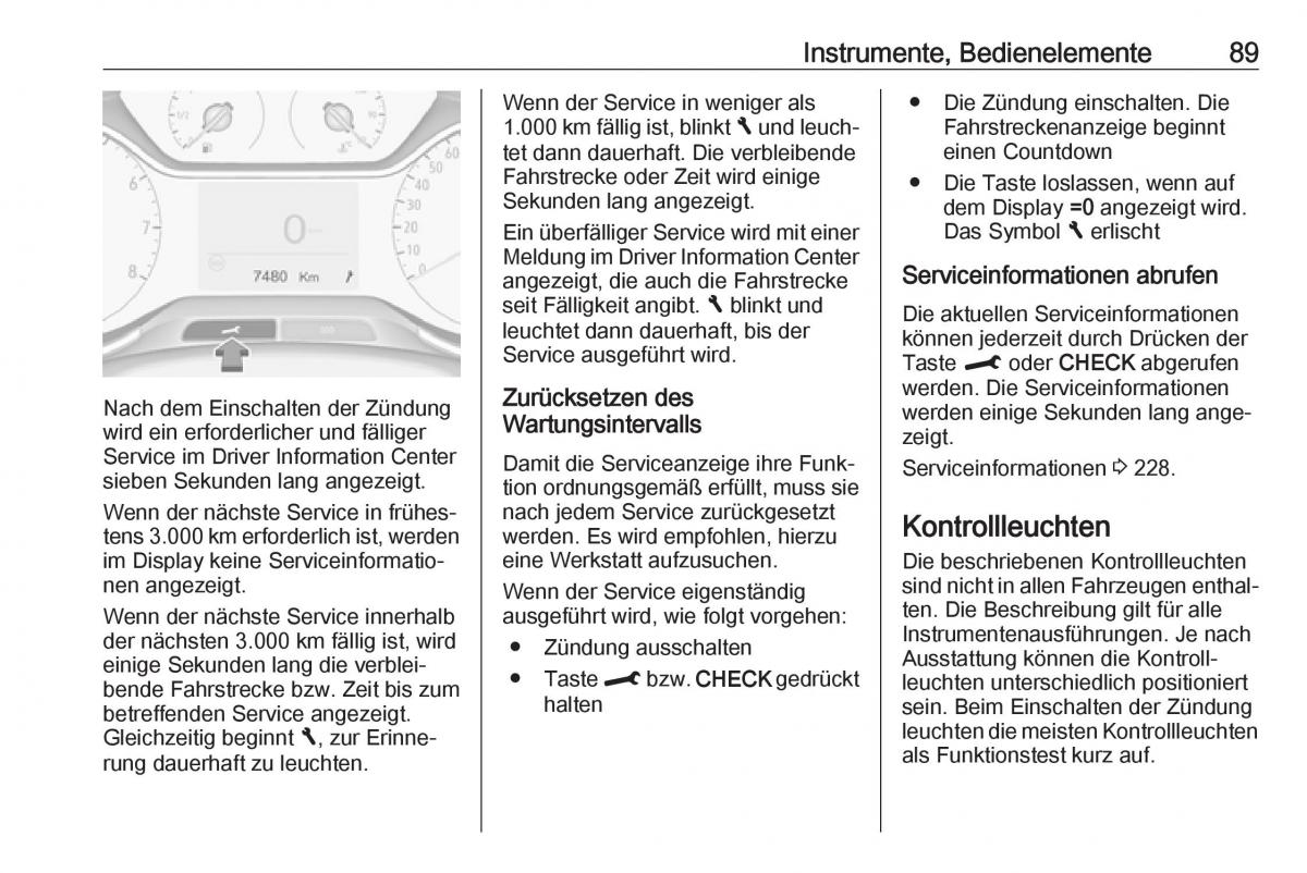 Opel Crossland X Handbuch / page 91