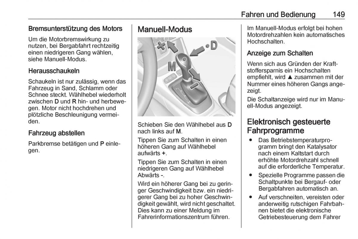 Opel Crossland X Handbuch / page 151