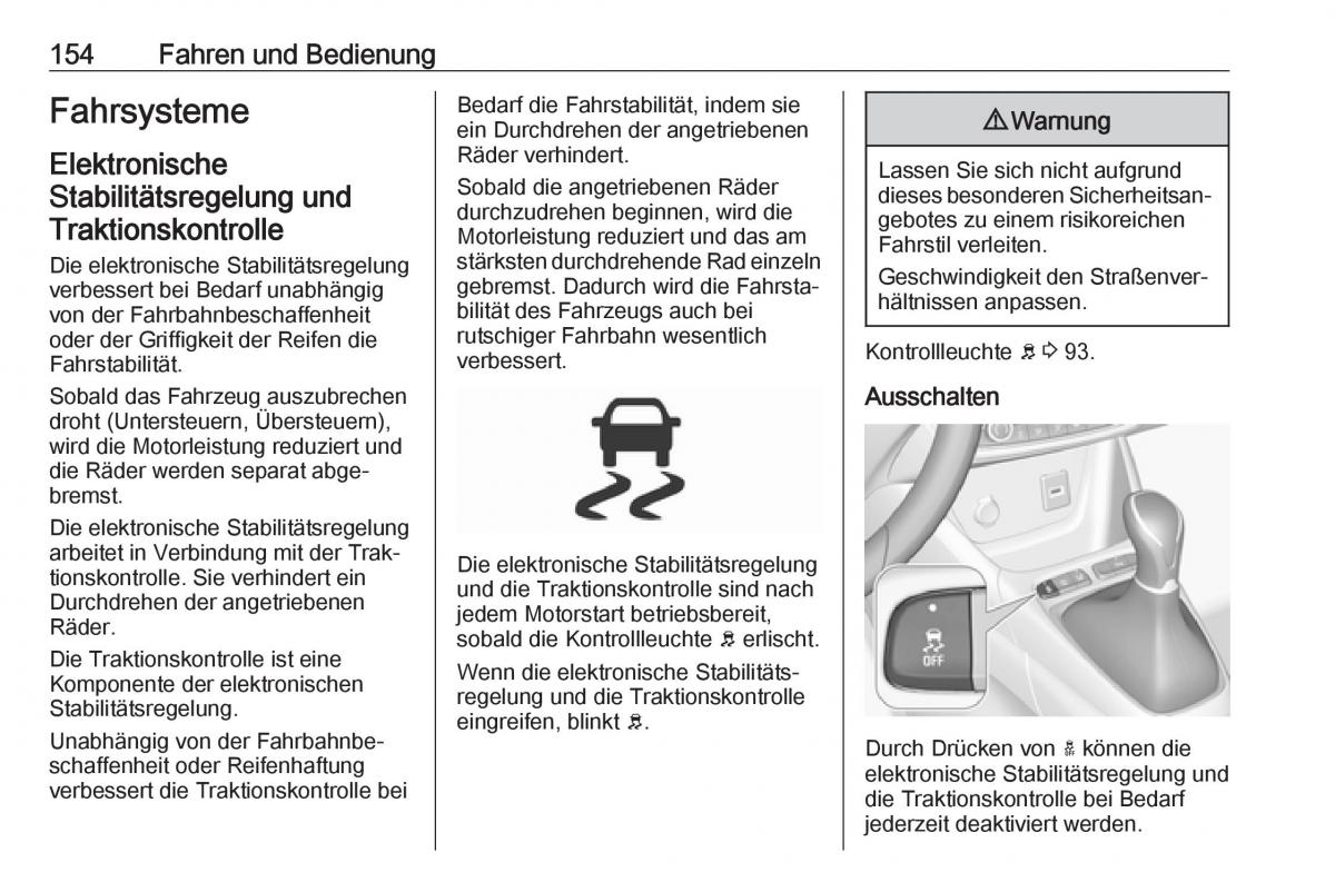 Opel Crossland X Handbuch / page 156