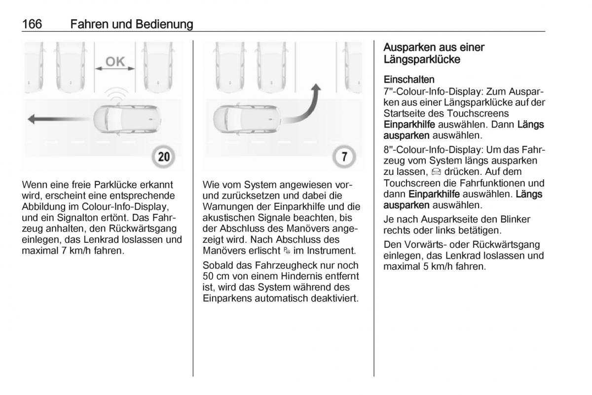 Opel Crossland X Handbuch / page 168