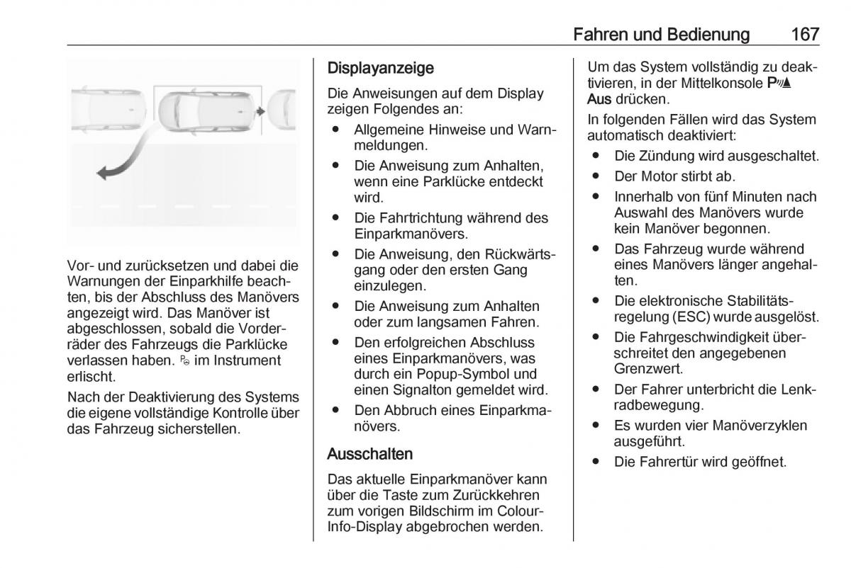 Opel Crossland X Handbuch / page 169