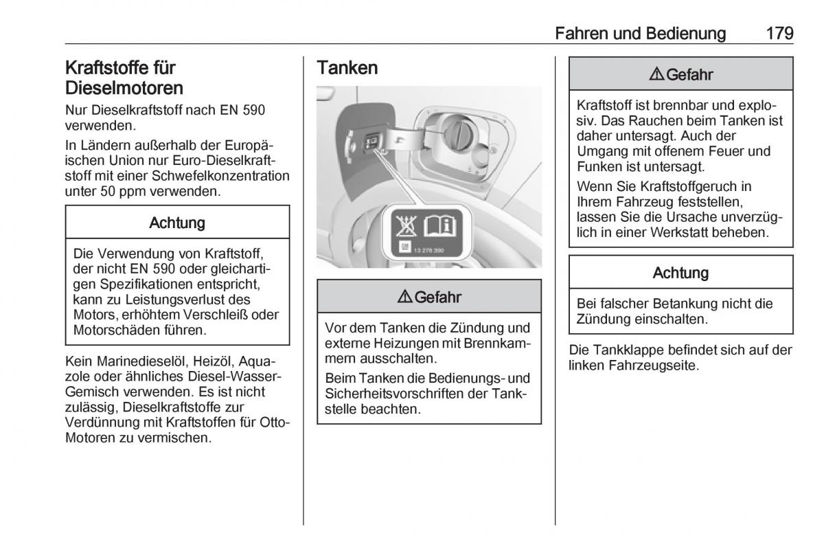 Opel Crossland X Handbuch / page 181