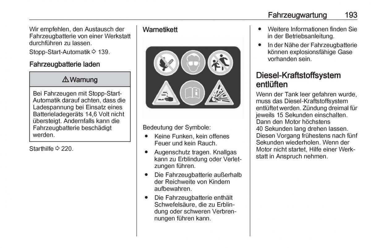 Opel Crossland X Handbuch / page 195