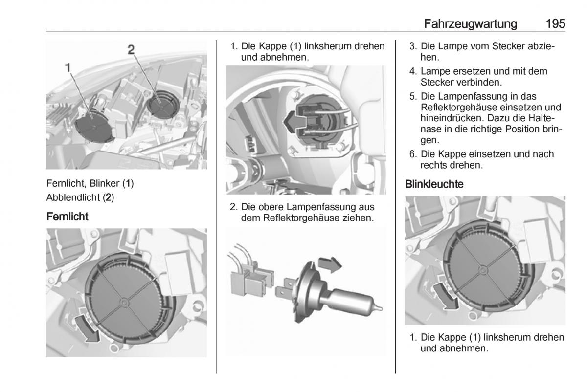 Opel Crossland X Handbuch / page 197