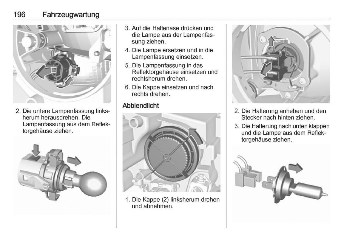 Opel Crossland X Handbuch / page 198