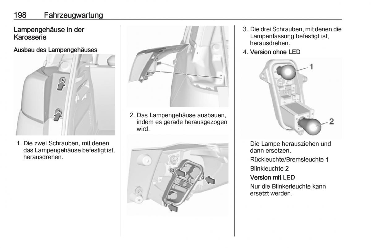 Opel Crossland X Handbuch / page 200