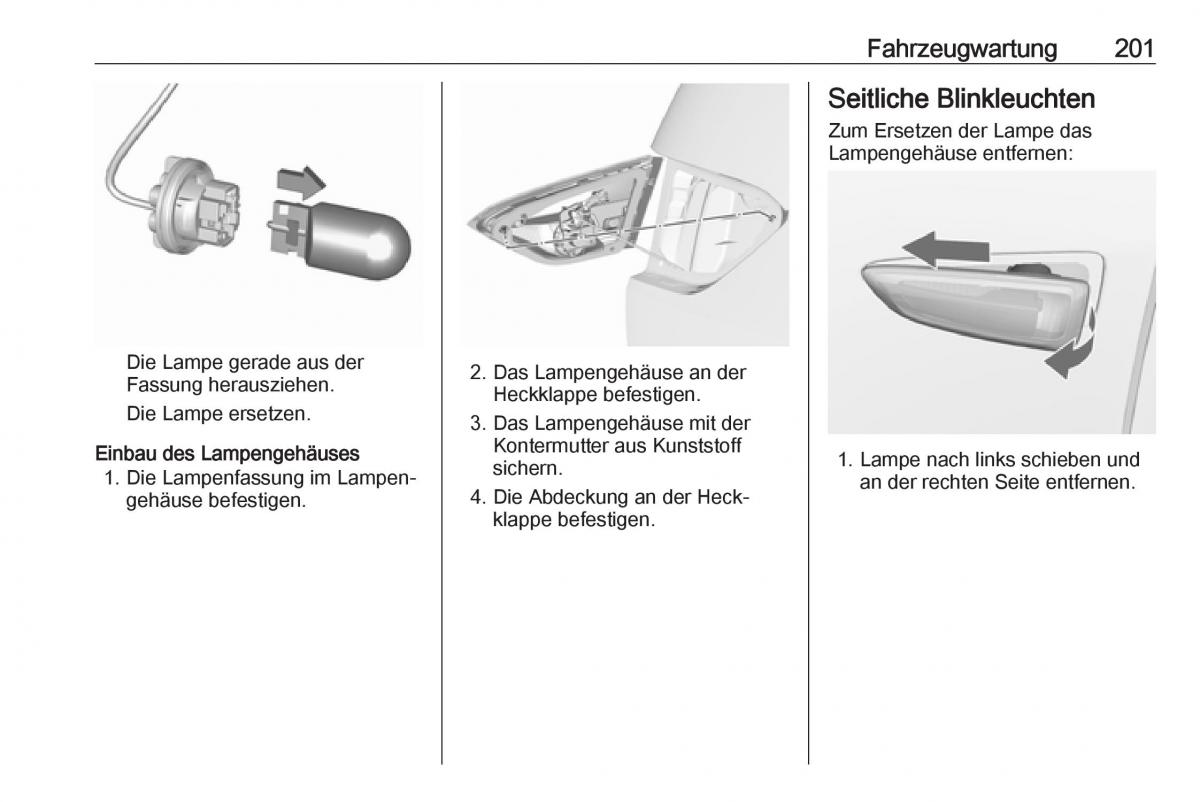 Opel Crossland X Handbuch / page 203