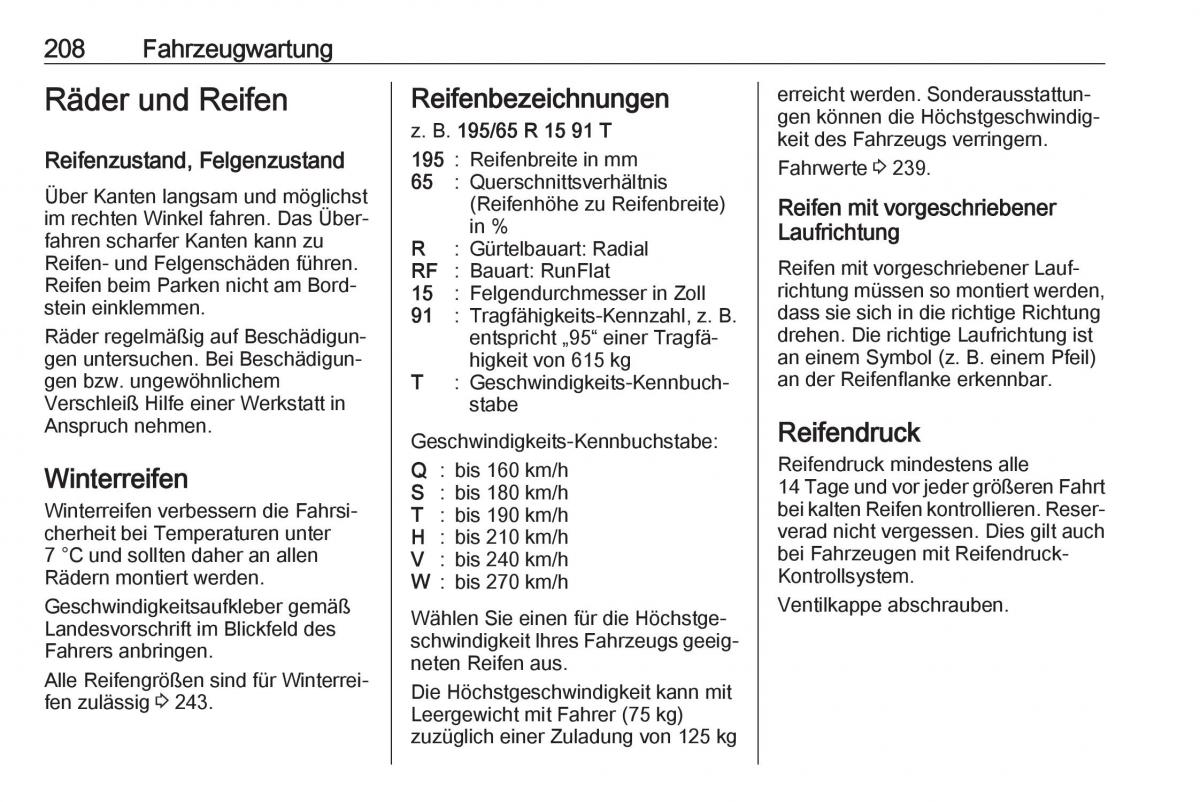 Opel Crossland X Handbuch / page 210