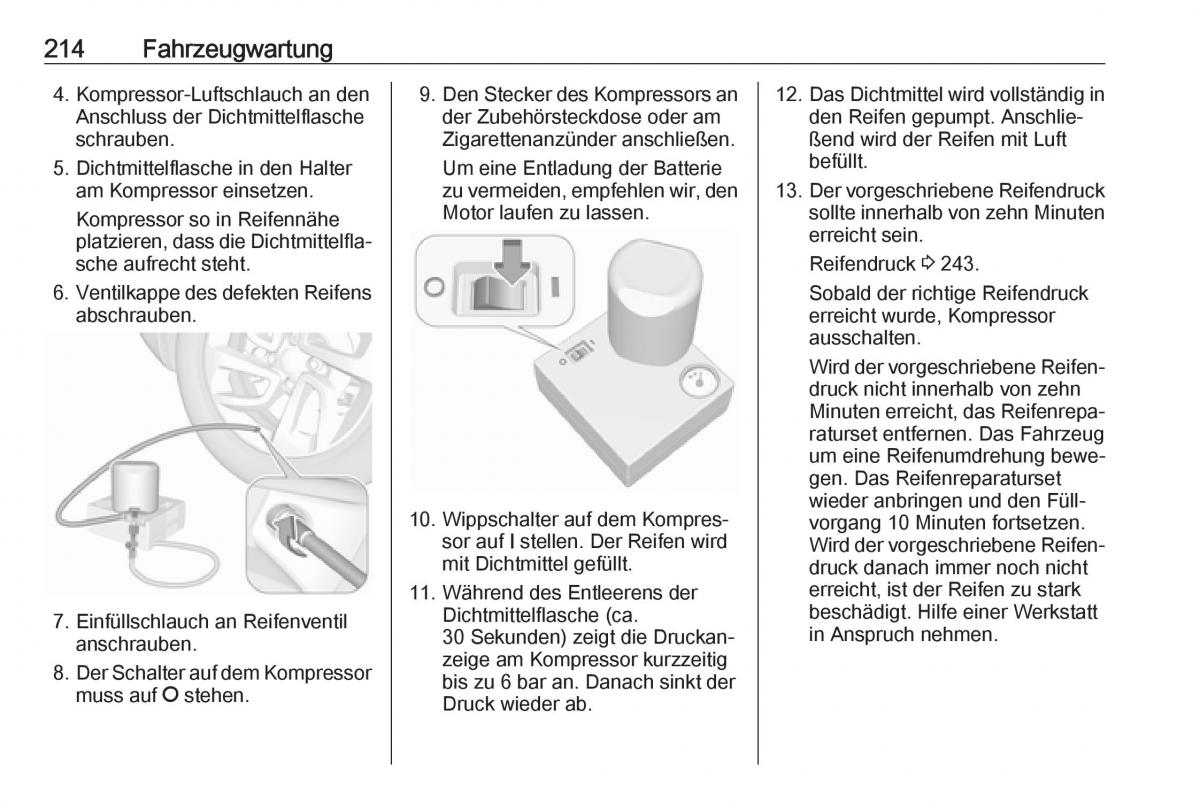 Opel Crossland X Handbuch / page 216