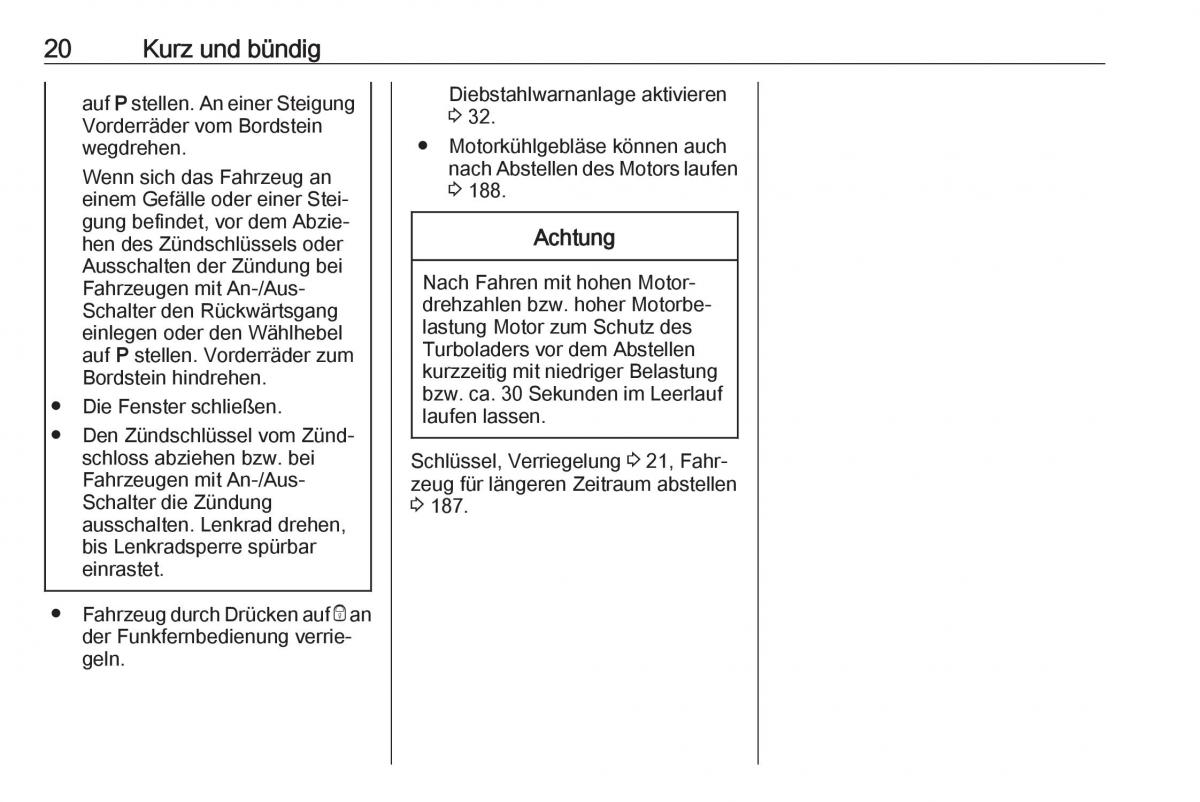 Opel Crossland X Handbuch / page 22