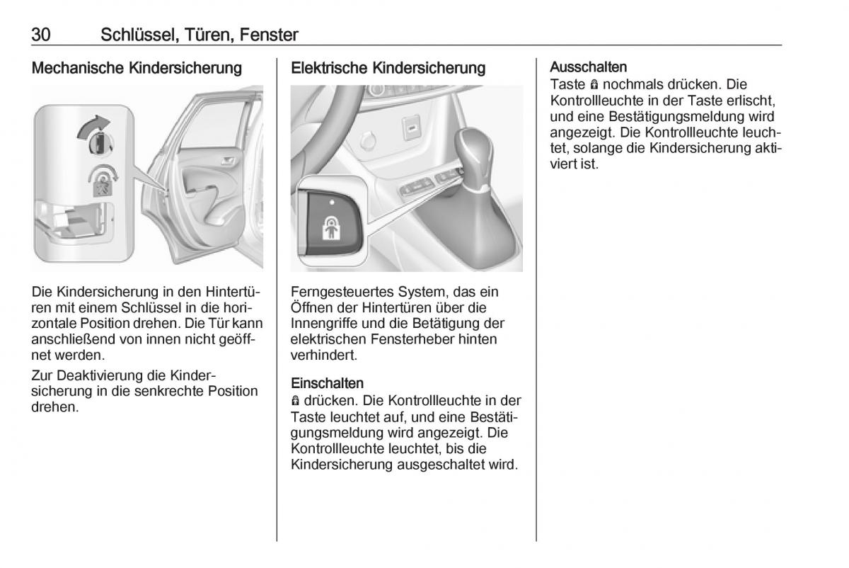 Opel Crossland X Handbuch / page 32