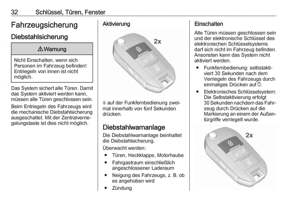 Opel Crossland X Handbuch / page 34